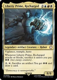 Liberty Prime, Recharged - Universes Beyond: Fallout - Magic: The Gathering card