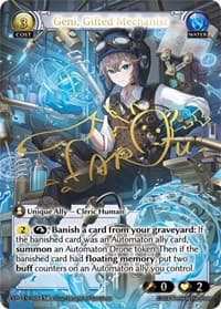 Geni, Gifted Mechanist - Alchemical Revolution Event Pack - Grand Archive TCG card