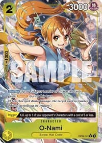 O-Nami (Alternate Art) - Wings of the Captain - One Piece Card Game card