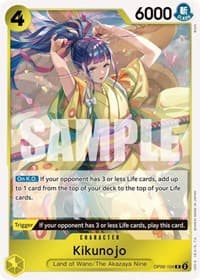 Kikunojo - Wings of the Captain - One Piece Card Game card
