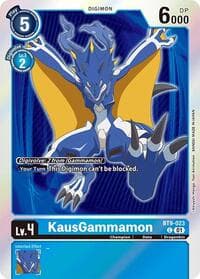 KausGammamon (Double Pack Set 02) - X Record - Digimon Card Game card