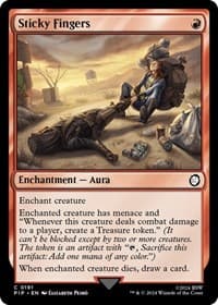 Sticky Fingers - Universes Beyond: Fallout - Magic: The Gathering card