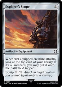 Explorer's Scope - Universes Beyond: Fallout - Magic: The Gathering card
