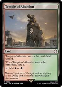 Temple of Abandon - Universes Beyond: Fallout - Magic: The Gathering card