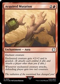 Acquired Mutation (Surge Foil) - Universes Beyond: Fallout - Magic: The Gathering card