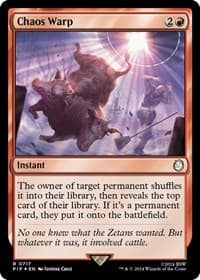 Chaos Warp (Surge Foil) - Universes Beyond: Fallout - Magic: The Gathering card