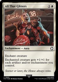 All That Glitters (Surge Foil) - Universes Beyond: Fallout - Magic: The Gathering card