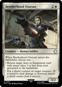 Brotherhood Outcast - Universes Beyond: Fallout - Magic: The Gathering card