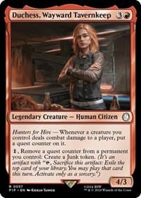 Duchess, Wayward Tavernkeep - Universes Beyond: Fallout - Magic: The Gathering card