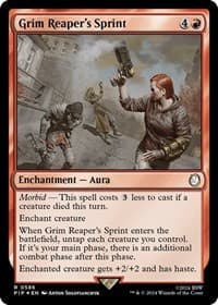 Grim Reaper's Sprint (Surge Foil) - Universes Beyond: Fallout - Magic: The Gathering card