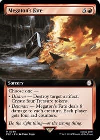 Megaton's Fate (Extended Art) - Universes Beyond: Fallout - Magic: The Gathering card