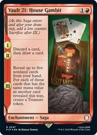 Vault 21: House Gambit (Surge Foil) - Universes Beyond: Fallout - Magic: The Gathering card