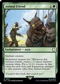 Animal Friend - Universes Beyond: Fallout - Magic: The Gathering card