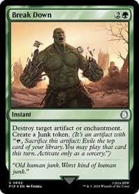 Break Down (Surge Foil) - Universes Beyond: Fallout - Magic: The Gathering card