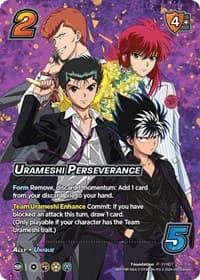 Urameshi Perseverance - UniVersus Promos - UniVersus card