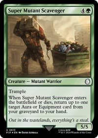 Super Mutant Scavenger (Surge Foil) - Universes Beyond: Fallout - Magic: The Gathering card