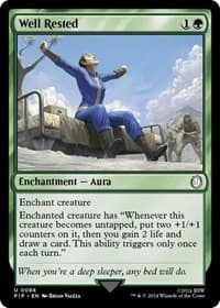 Well Rested - Universes Beyond: Fallout - Magic: The Gathering card
