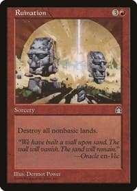 Ruination - Stronghold - Magic: The Gathering card