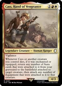 Cass, Hand of Vengeance - Universes Beyond: Fallout - Magic: The Gathering card