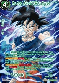 Son Goku, Face-Off With an Emperor (SPR) - Beyond Generations - Dragon Ball Super: Masters card