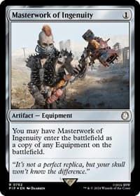 Masterwork of Ingenuity (Surge Foil) - Universes Beyond: Fallout - Magic: The Gathering card