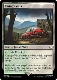 Canopy Vista (Surge Foil) - Universes Beyond: Fallout - Magic: The Gathering card