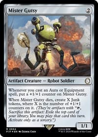 Mister Gutsy (Surge Foil) - Universes Beyond: Fallout - Magic: The Gathering card