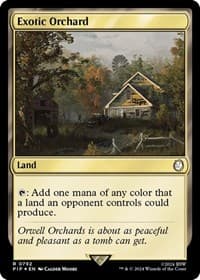 Exotic Orchard (Surge Foil) - Universes Beyond: Fallout - Magic: The Gathering card