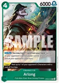 Arlong - Wings of the Captain - One Piece Card Game card