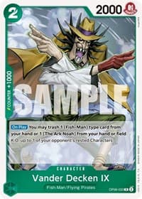 Vander Decken IX - Wings of the Captain - One Piece Card Game card