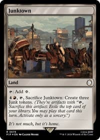 Junktown (Surge Foil) - Universes Beyond: Fallout - Magic: The Gathering card