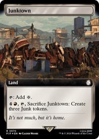 Junktown (Extended Art) (Surge Foil) - Universes Beyond: Fallout - Magic: The Gathering card