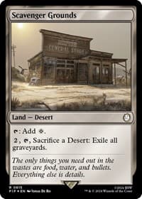 Scavenger Grounds (Surge Foil) - Universes Beyond: Fallout - Magic: The Gathering card
