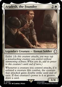 Aradesh, the Founder - Universes Beyond: Fallout - Magic: The Gathering card