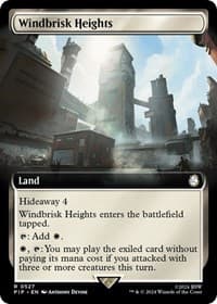 Windbrisk Heights (Extended Art) - Universes Beyond: Fallout - Magic: The Gathering card