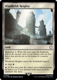 Windbrisk Heights (Surge Foil) - Universes Beyond: Fallout - Magic: The Gathering card