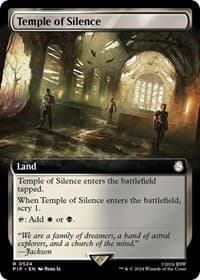 Temple of Silence (Extended Art) - Universes Beyond: Fallout - Magic: The Gathering card