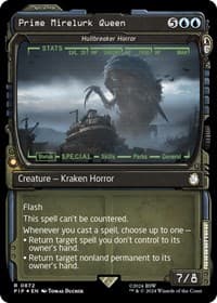 Prime Mirelurk Queen - Hullbreaker Horror (Showcase) (Surge Foil) - Universes Beyond: Fallout - Magic: The Gathering card