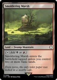 Smoldering Marsh - Universes Beyond: Fallout - Magic: The Gathering card