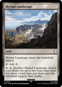 Myriad Landscape - Universes Beyond: Fallout - Magic: The Gathering card