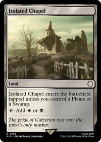 Isolated Chapel - Universes Beyond: Fallout - Magic: The Gathering card