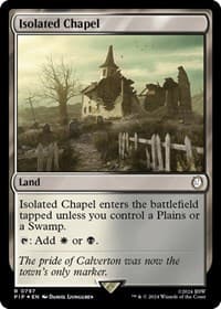Isolated Chapel (Surge Foil) - Universes Beyond: Fallout - Magic: The Gathering card