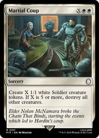 Martial Coup - Universes Beyond: Fallout - Magic: The Gathering card