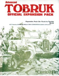 ATS Tobruk Expansion Pack 5B: Torch to Tunisia - Critical Hit - Boardgames card