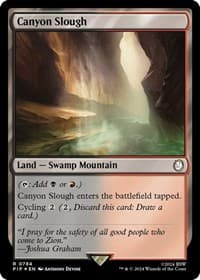 Canyon Slough (Surge Foil) - Universes Beyond: Fallout - Magic: The Gathering card