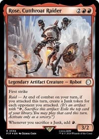 Rose, Cutthroat Raider (Surge Foil) - Universes Beyond: Fallout - Magic: The Gathering card