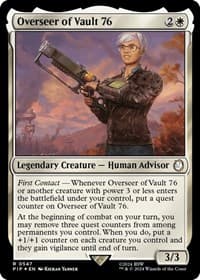 Overseer of Vault 76 (Surge Foil) - Universes Beyond: Fallout - Magic: The Gathering card