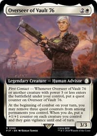 Overseer of Vault 76 (Extended Art) - Universes Beyond: Fallout - Magic: The Gathering card