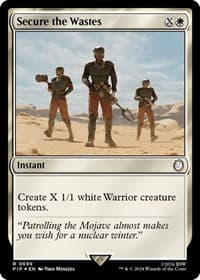 Secure the Wastes (Surge Foil) - Universes Beyond: Fallout - Magic: The Gathering card