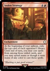 Stolen Strategy - Universes Beyond: Fallout - Magic: The Gathering card